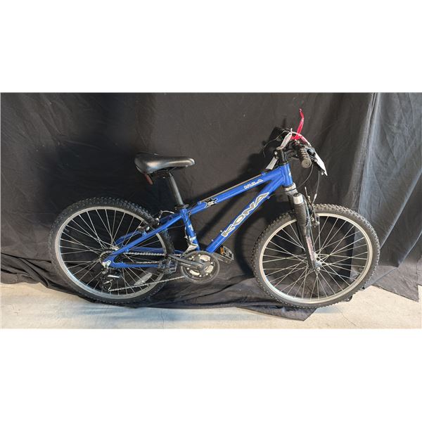 KONA HULA 21 SPEED BLUE MOUNTAIN BICYCLE
