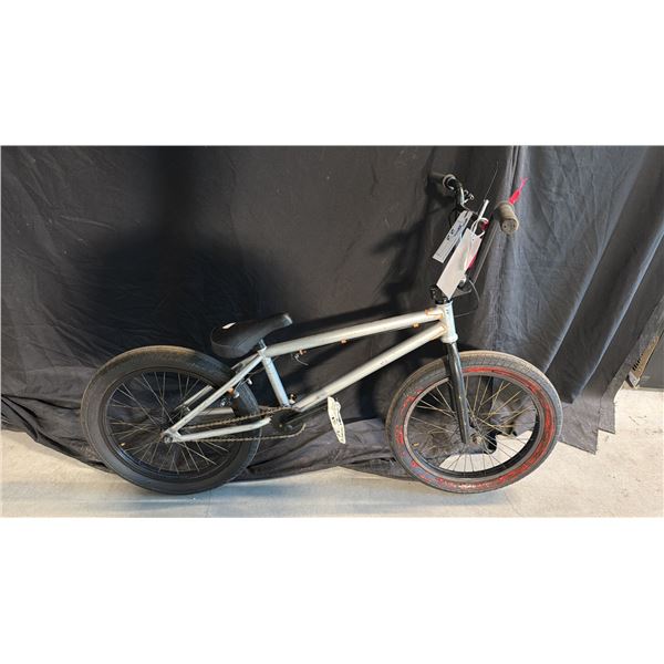 SILVER 1 SPEED BMX BICYCLE