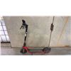 Image 1 : NINEBOT BLACK/RED ELECTRIC SCOOTER *HAS BATTERY, POWERS ON, NO CHARGER*