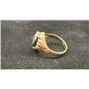 Image 2 : APPROX 10K LADIES RING SET WITH HEMATITE (4.5G)