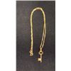 Image 1 : APPROX 10K CHAIN (16") WITH APPROX 18K PENDANT (3.8G)
