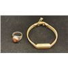 Image 2 : SILVER LADIES RING SET WITH FIRE AGATE (5.6G), SEIKO LADIES WRISTWATCH