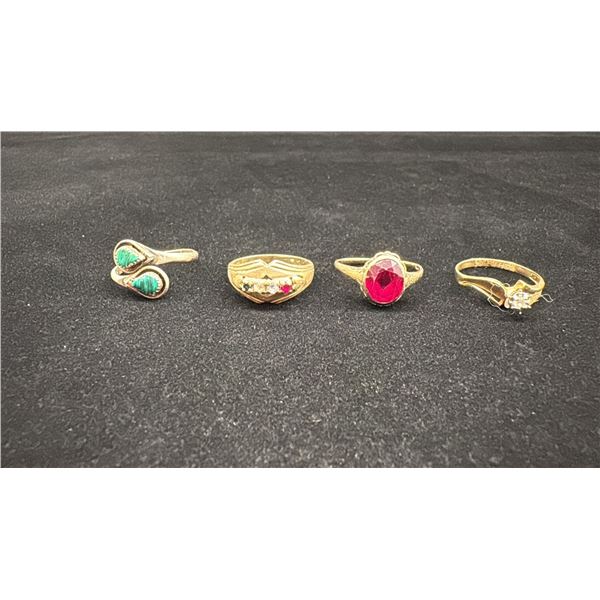 MISC JEWELRY (6.9G GOLD & 1.8G SILVER CONTENT)