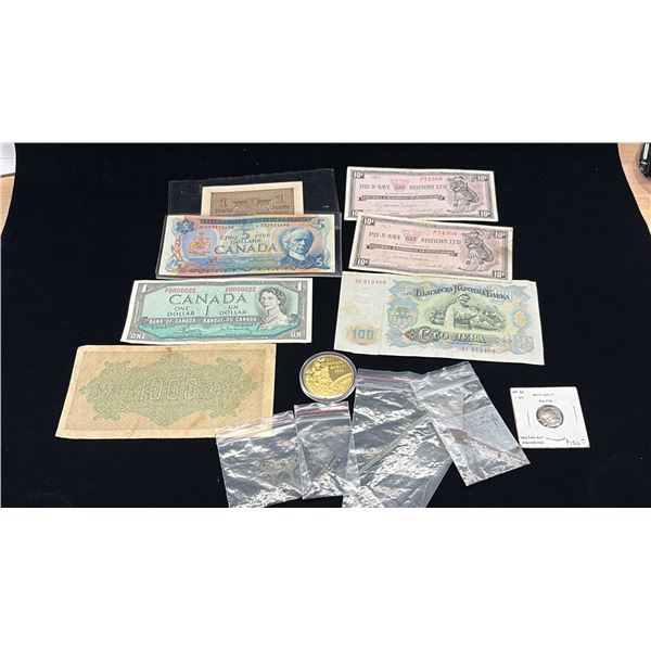 CANADA & WORLD COINS, BILLS AND COLLECTABLES