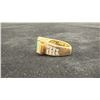 Image 2 : APPROX 14K LADIES RING SET WITH EMERALD AND DIAMONDS (10.5G)