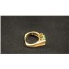 Image 4 : APPROX 14K LADIES RING SET WITH EMERALD AND DIAMONDS (10.5G)