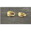 Image 2 : APPROX 10K+ MENS WEDDING RING SET WITH DIAMONDS & APPROX 14K LADIES WEDDING RING SET WITH DIAMONDS