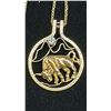 Image 2 : APPROX 14K CHAIN (18") WITH APPROX 14K PENDANT SET WITH DIAMOND (.42CT, 24G)