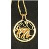 Image 3 : APPROX 14K CHAIN (18") WITH APPROX 14K PENDANT SET WITH DIAMOND (.42CT, 24G)