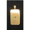 Image 2 : APPROX 14K PENDANT SET WITH DIAMOND (.31CT, 11.6G)
