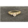 Image 1 : APPROX 14K LADIES ENGAGEMENT RING SET WITH DIAMONDS (.015-.2CT, 2.2G)