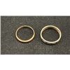 Image 2 : TWO APPROX 14K+ LADIES WEDDING RINGS (3.3G)