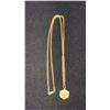 Image 1 : APPROX 10K CHAIN (24") WITH APPROX 10K PENDANT (9.4G)