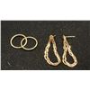 Image 1 : TWO PAIRS APPROX 10K EARRINGS (G)