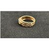 Image 2 : APPROX 10K LADIES RING SET WITH MULTI-COLOURED STONES (3.3G)