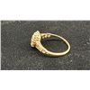 Image 2 : APPROX 18K LADIES RING SET WITH ROSE CUT DIAMONDS (2G)