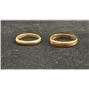 Image 1 : TWO APPROX 14K WEDDING RINGS (5.4G)
