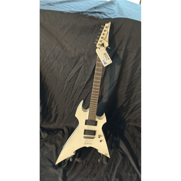 IBANEZ X SERIES WHITE 6 STRING ELECTRIC GUITAR