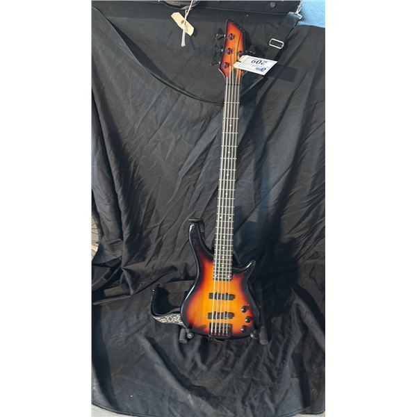 GG STARBURST 5 STRING ELECTRIC BASS GUITAR