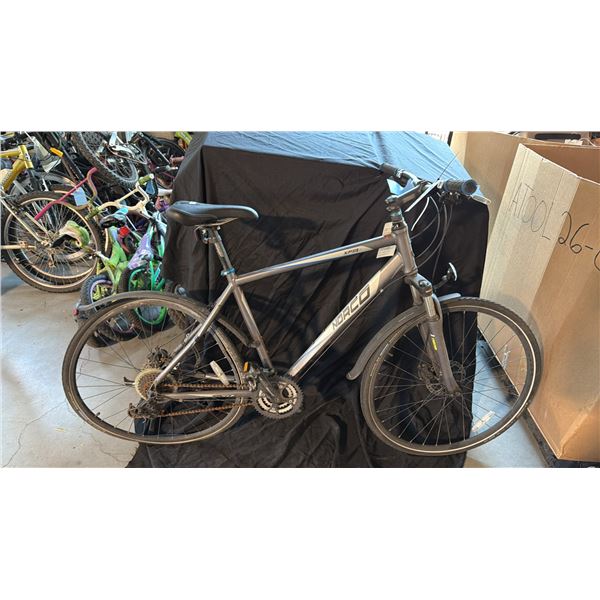 NORCO XFR3 24 SPEED GRAY MOUNTAIN BICYCLE AND NORCO CHARGER 24 SPEED BLACK MOUNTAIN BICYCLE