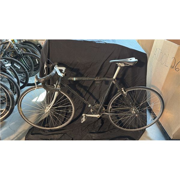 BLACK COMMUTER BICYCLE