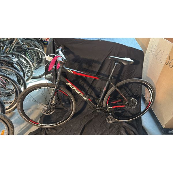 SCHWINN CHAPEL 24 SPEED BLACK HYBRID BICYCLE
