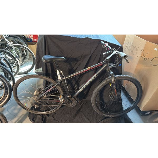 KONA SPLICE 30 SPEED BLACK MOUNTAIN BICYCLE
