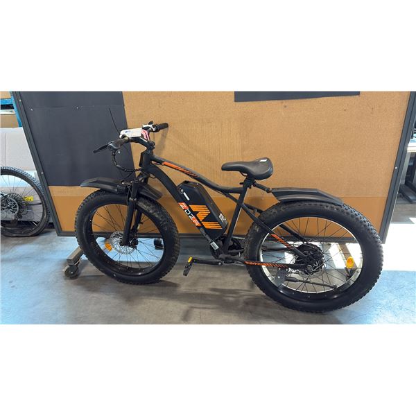 BLACK  ZDZA ZA01 1500W PEAK-POWER 7-SPEED ELECTRIC FAT TIRE MOUNTAIN BIKE *NO KEY, NO CHARGER*