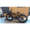 Image 1 : BLACK  ZDZA ZA01 1500W PEAK-POWER 7-SPEED ELECTRIC FAT TIRE MOUNTAIN BIKE *NO KEY, NO CHARGER*