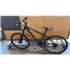 Image 1 : MATTE BLACK HYPER BICYCLES 21-SPEED FRONT-SUSPENSION ALUMINUM HARDTAIL MOUNTAIN BIKE