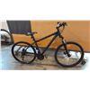 Image 2 : MATTE BLACK HYPER BICYCLES 21-SPEED FRONT-SUSPENSION ALUMINUM HARDTAIL MOUNTAIN BIKE