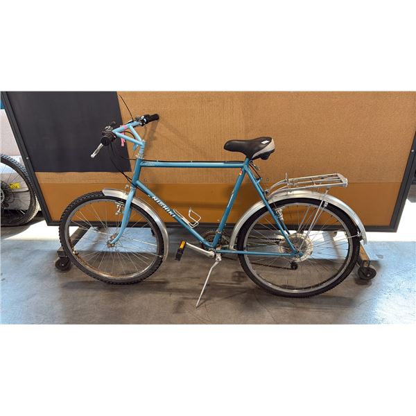 NISHIKI VINTAGE ENTRY-TO-MID-LEVEL RIGID 18-SPEED MOUNTAIN BIKE FROM THE LATE 1980S OR EARLY 1990S