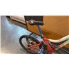 Image 3 : LIGHT BLUE/RED NORCO VIXA 18-SPEED FULL-SUSPENSION MOUNTAIN BIKE