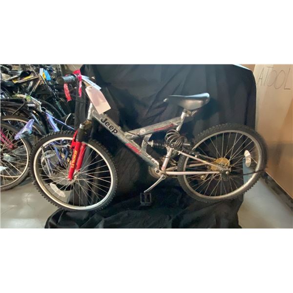 JEEP RENEGADE CLASSIC 18 SPEED FULL SUSPENSION MOUNTAIN BICYCLE