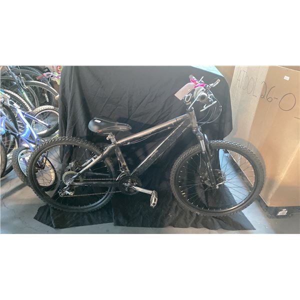 BRUISER 21 SPEED GREY/BLACK MOUNTAIN BICYCLE