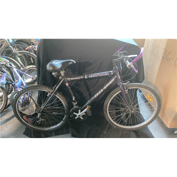 NORTHSTAR FREE SPIRIT 18 SPEED BLACK MOUNTAIN BICYCLE