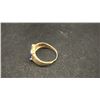 Image 3 : APPROX 10K MENS RING WITH MASONIC MOTIF SET WITH BLUE STONE (4G)