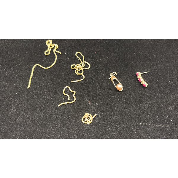 MISC GOLD JEWELRY (4.1G)