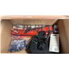 Image 1 : OUTDOOR GEAR; COMPASS, SHOULDER STOCK, HOLSTER, ARROWHEADS AND MARBLES