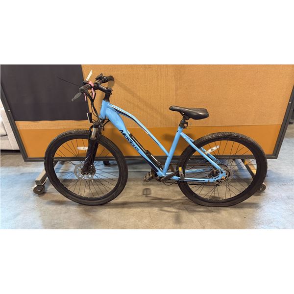 MOVELO E-FORCE ENTRY-LEVEL 7-SPEED FRONT SUSPENSION ELECTRIC MOUNTAIN BIKE *NO BATTERY/CHARGER/KEY*