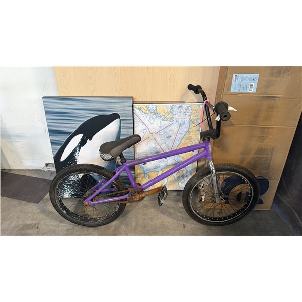 WETHEPEOPLE PURPLE BMX FREESTYLE BICYCLE