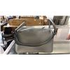 Image 2 : GREY LEATHER HANDBAG