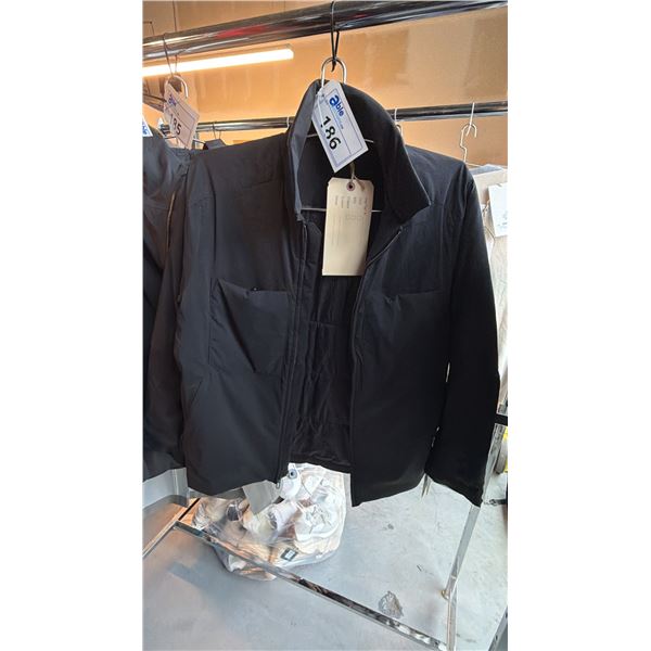 BLACK WATER-RESISTANT LIGHTWEIGHT WIND-RESISTANT PRIMALOFT INSULATED CLASSIC FIT UTILITY OVER-SHIRT