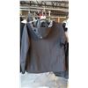 Image 2 : BLACK WATER-RESISTANT HOODED FLEECE BRUSHED INTERIOR PERFORMANCE RUNNING JACKET MEN'S SIZE MEDIUM