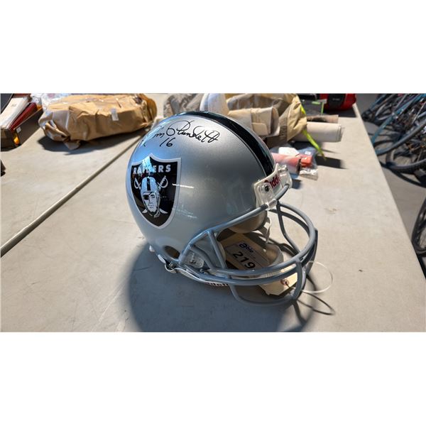 AUTOGRAPHED FULL-SIZE FOOTBALL REPLICA HELMET SIGNED BY JIM PLUNKETT