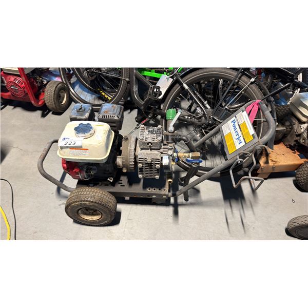 POWERJET UDOR HIGH-PRESSURE DIAPHRAGM PLUNGER HYDROSTATIC TEST PUMP HONDA GX ENGINE TWO-WHEEL CART