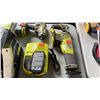 Image 3 : RYOBI ASSORTED CORDLESS POWER TOOLS AND CHARGERS 18V AND 40V