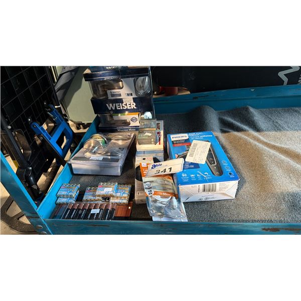 CONVERTIBLE FOLDING HAND TRUCK, DOOR LOCKSETS, HAIR CLIPPERS, AND BULK BATTERIES