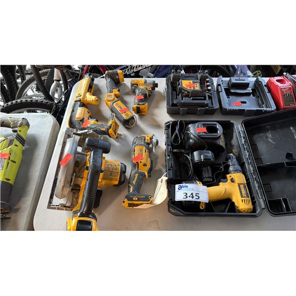 DEWALT 20V MAX CORDLESS CIRCULAR SAW OSCILLATING MULTI-TOOL IMPACT DRIVER DRILL CROSS-LINE LASER