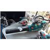 Image 3 : MAKITA 36V STRING TRIMMER POWER HEAD 18V LEAF BLOWER 18V HEDGE TRIMMER 6-1/2" BRUSHLESS CIRCULAR SAW